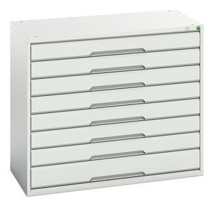 Bott Verso Drawer Cabinets1050 x 550  Tool Storage for garages and workshops Verso 1050 x 550 x 900H 8 Drawer Cabinet